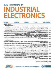 ieee transactions on industrial electronics issn|Iba pa.